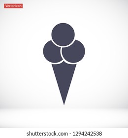ice cream  vector icon 10 eps