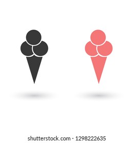 ice cream  vector icon 10 eps