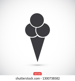 ice cream  vector icon 10 eps