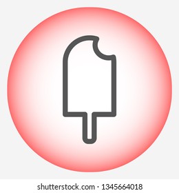 ice cream  vector icon 10 eps