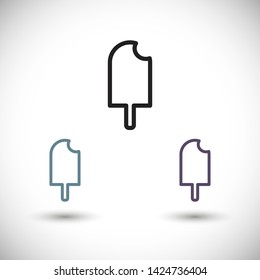 ice cream  vector icon 10 eps , Lorem ipsum Flat design