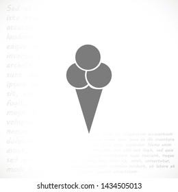 ice cream  vector icon 10 eps , Lorem ipsum Flat design