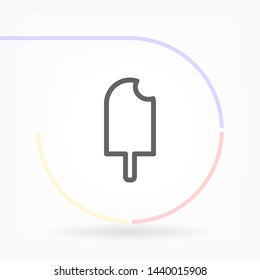 ice cream  vector icon 10 eps , Lorem ipsum Flat design