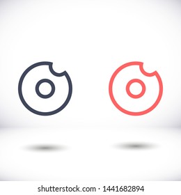 ice cream  vector icon 10 eps , Lorem ipsum Flat design