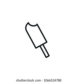 Ice cream vector icon