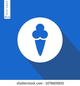 Ice cream vector icon