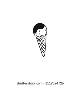 Ice cream vector icon