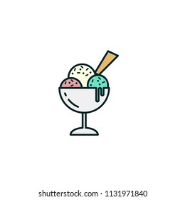 Ice Cream Vector Icon