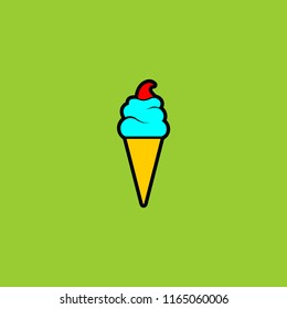 Ice cream vector icon
