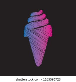 ice cream vector icon