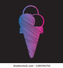 ice cream vector icon