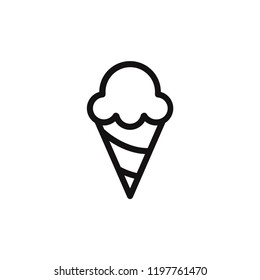 Ice cream vector icon