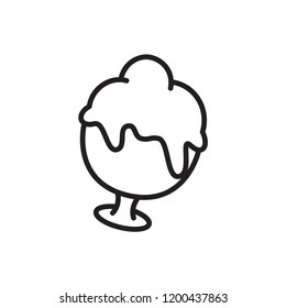 ice cream vector icon