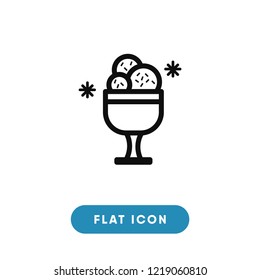 Ice cream vector icon