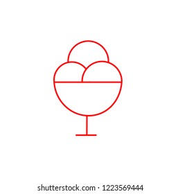 ice cream vector icon