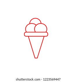 ice cream vector icon