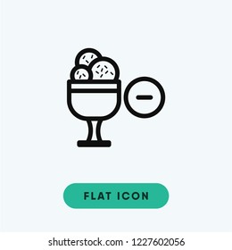 Ice cream vector icon