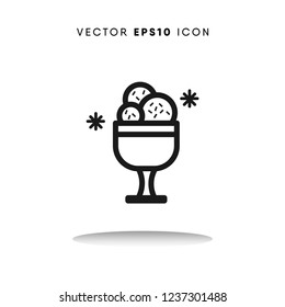 Ice cream vector icon