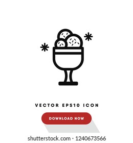 Ice cream vector icon