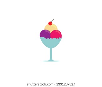 Ice cream vector icon