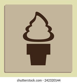 Ice Cream vector icon 