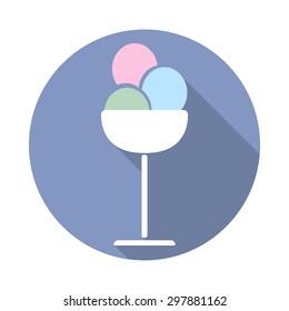 Ice cream vector icon 
