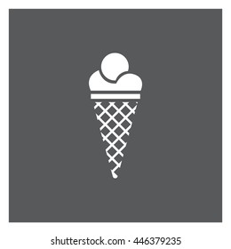 Ice cream vector icon