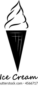 Ice cream vector icon