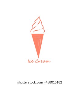 Ice cream vector icon