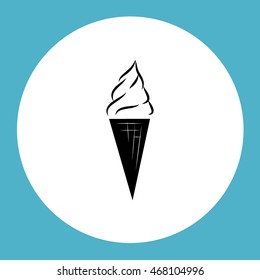 Ice cream vector icon
