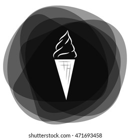 Ice cream vector icon