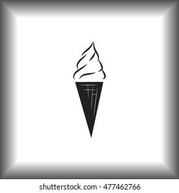 Ice cream vector icon