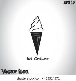 Ice cream vector icon