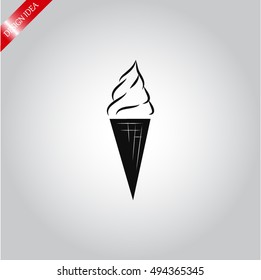 Ice cream vector icon