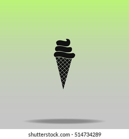 Ice cream vector icon