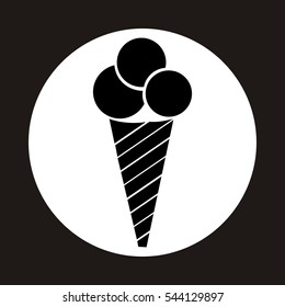 ice cream vector icon