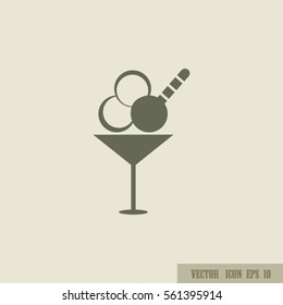 ice cream vector icon