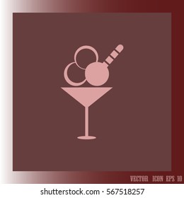 ice cream vector icon