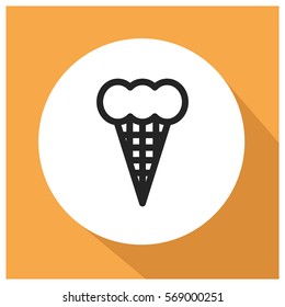 Ice cream vector icon