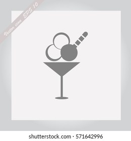 ice cream vector icon