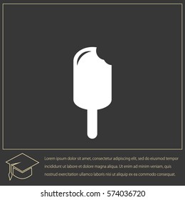 Ice Cream Vector Icon.
