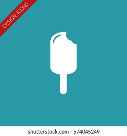 Ice Cream Vector Icon.
