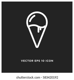 Ice cream vector icon