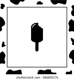 Ice Cream  Vector Icon.