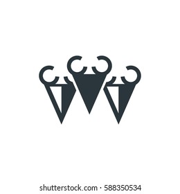 Ice cream vector icon