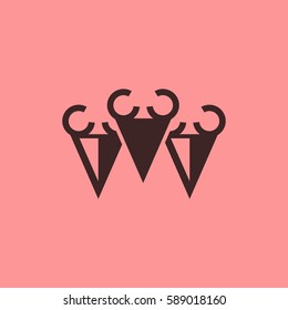 Ice cream vector icon