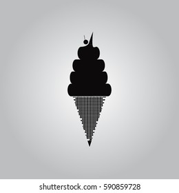 ice cream vector icon
