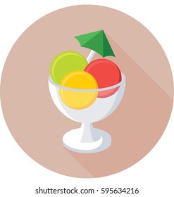Ice Cream Vector Icon 