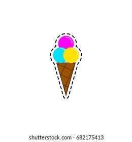 ice cream vector icon
