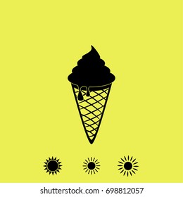 Ice cream vector icon